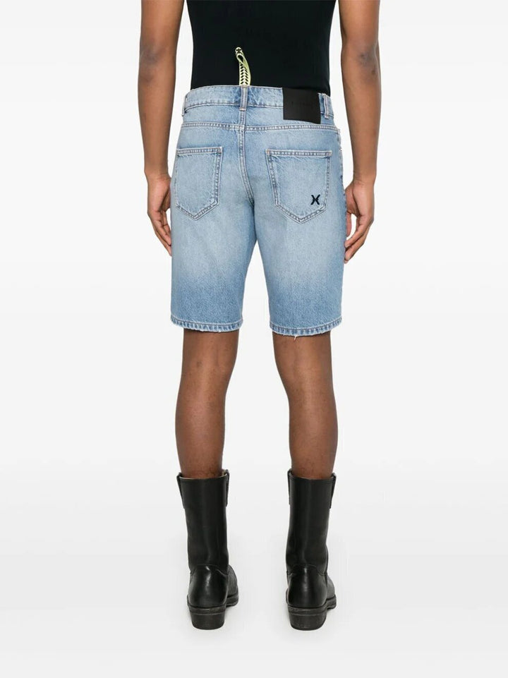 JOHN RICHMOND X Bermuda Jeans Logo Retro Pc Uomo - JEK PIT