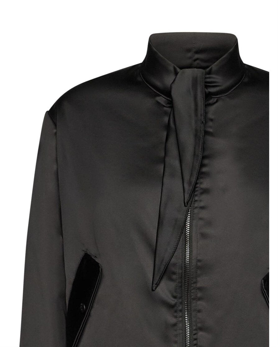 JOHN RICHMOND X Bomber Nylon Corto Nastrino Donna - JEK PIT