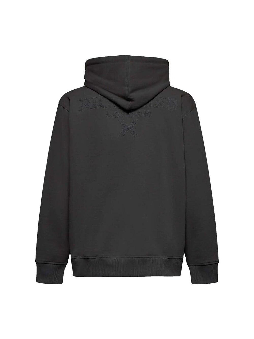 JOHN RICHMOND X Felpa Capp. Logo Floccato Retro Uomo - JEK PIT