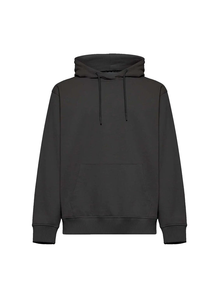 JOHN RICHMOND X Felpa Capp. Logo Floccato Retro Uomo - JEK PIT