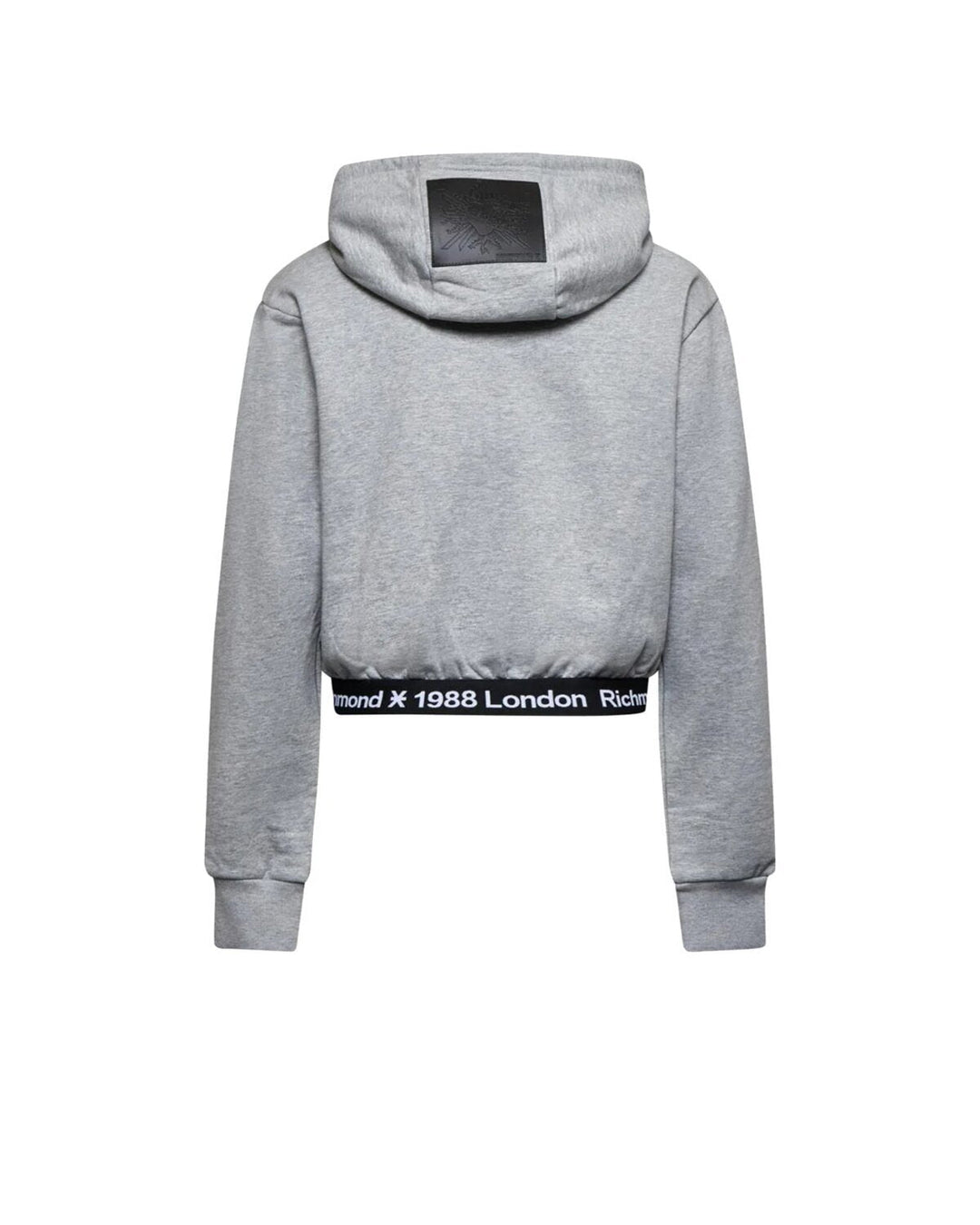 JOHN RICHMOND X Felpa Con Capp. Logo Fondo Elastico Donna - JEK PIT