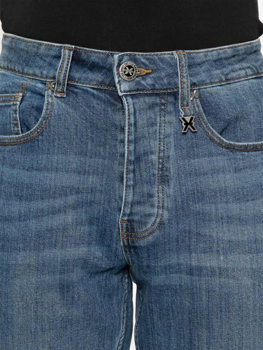 JOHN RICHMOND X Jeans 5 Pockets Riven Slim Fit Uomo - JEK PIT