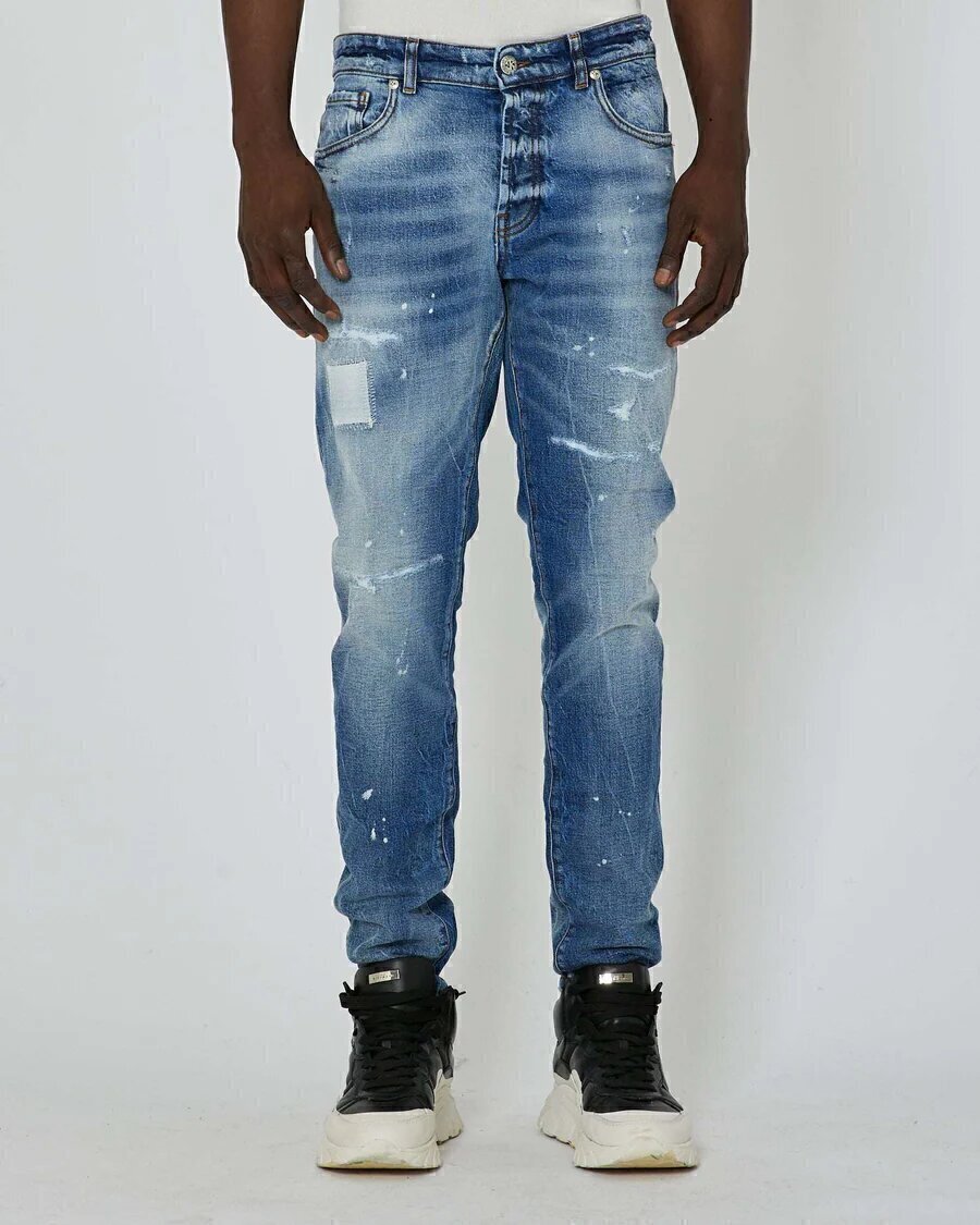 JOHN RICHMOND X Jeans Con Strappi / Toppe Uomo - JEK PIT