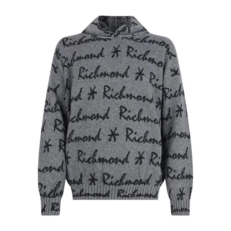 JOHN RICHMOND X Maglione Signature Con Cappuccio Uomo - JEK PIT