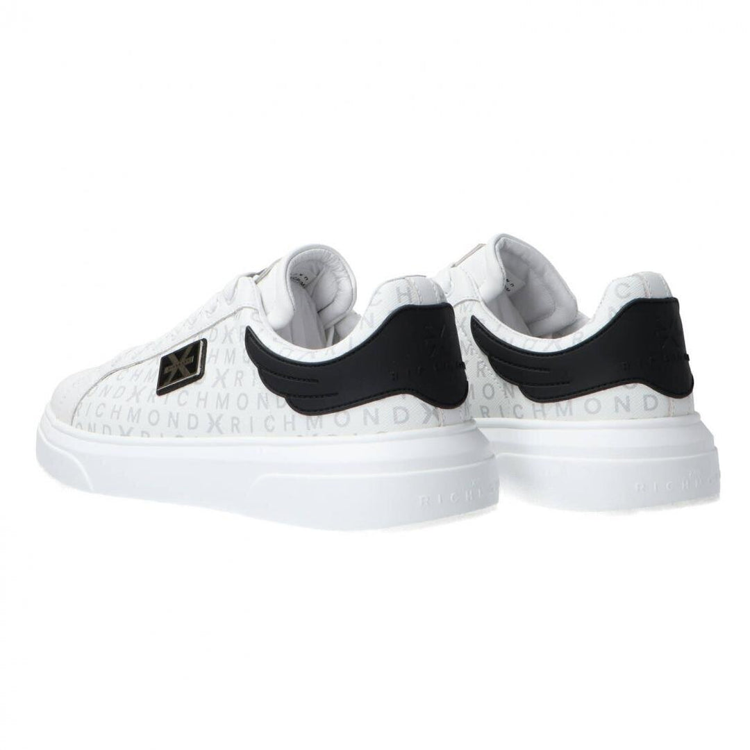 JOHN RICHMOND X Sneakers Leather Allover Con Placca Uomo - JEK PIT