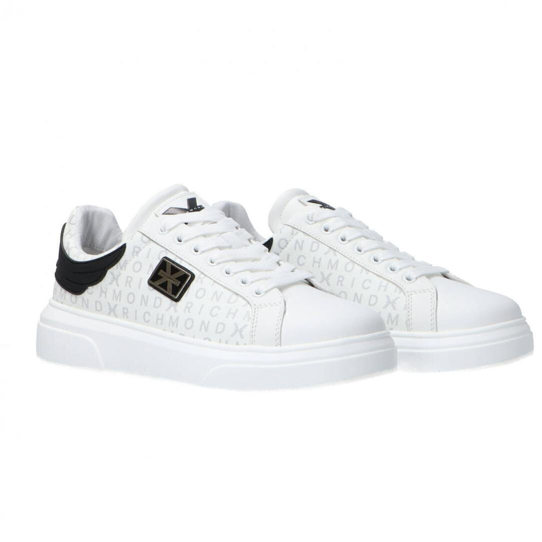 JOHN RICHMOND X Sneakers Leather Allover Con Placca Uomo - JEK PIT