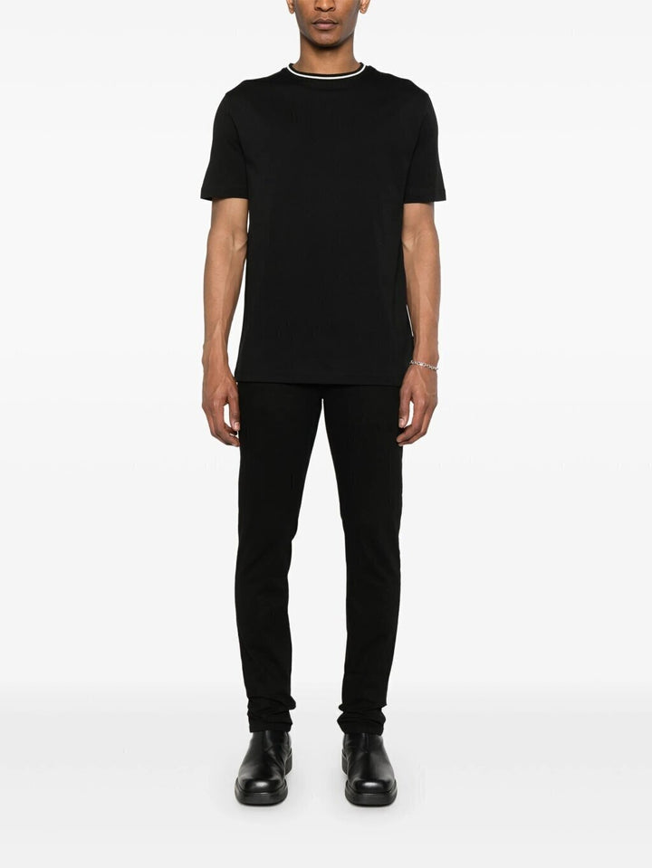 JOHN RICHMOND X t - Shirt Con Riga Su Collo Uomo - JEK PIT