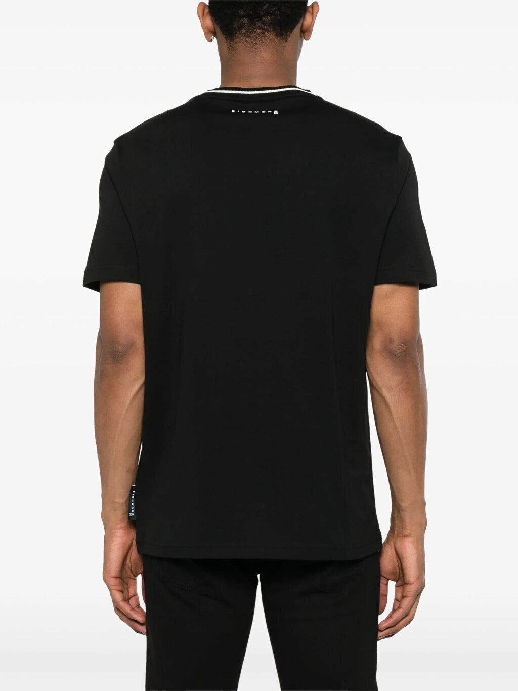 JOHN RICHMOND X t - Shirt Con Riga Su Collo Uomo - JEK PIT
