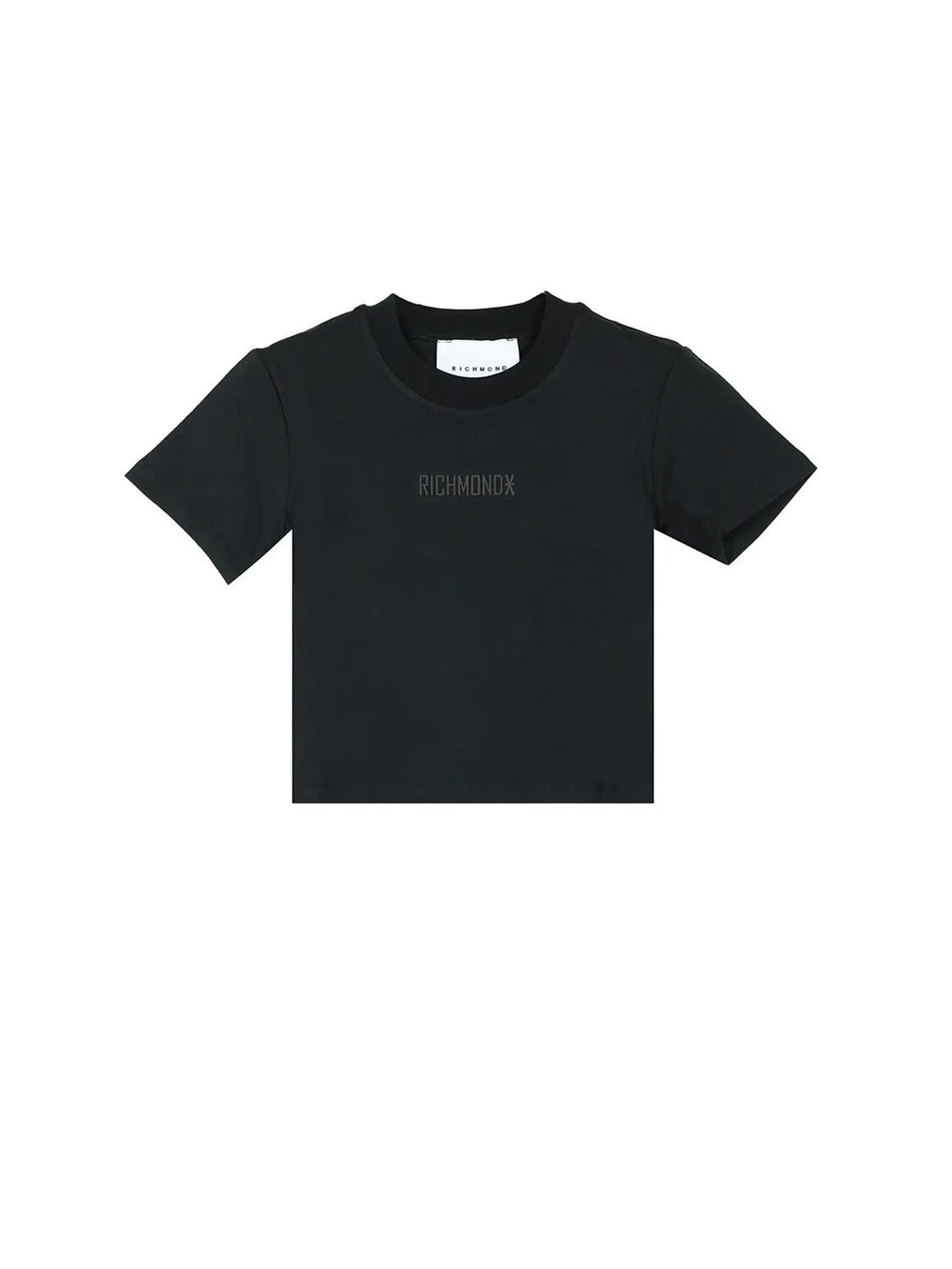 JOHN RICHMOND X t - Shirt Corta Elastic. Logo Gommato Donna - JEK PIT