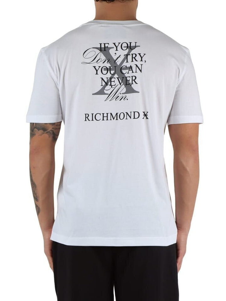 JOHN RICHMOND X t - Shirt Logo Front. e Stampa Retro Uomo - JEK PIT