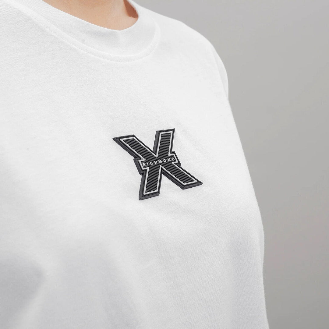 JOHN RICHMOND X t - Shirt Logo x Gomma Centrale Donna - JEK PIT