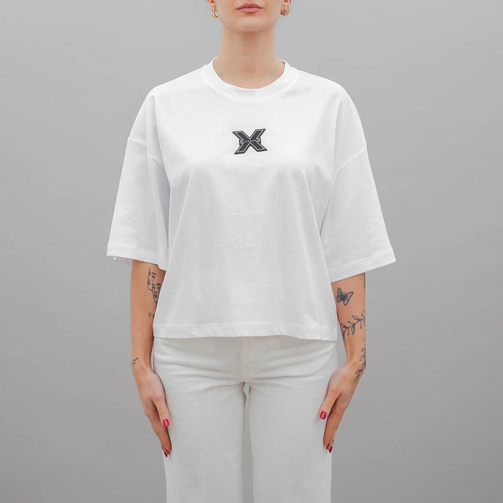 JOHN RICHMOND X t - Shirt Logo x Gomma Centrale Donna - JEK PIT