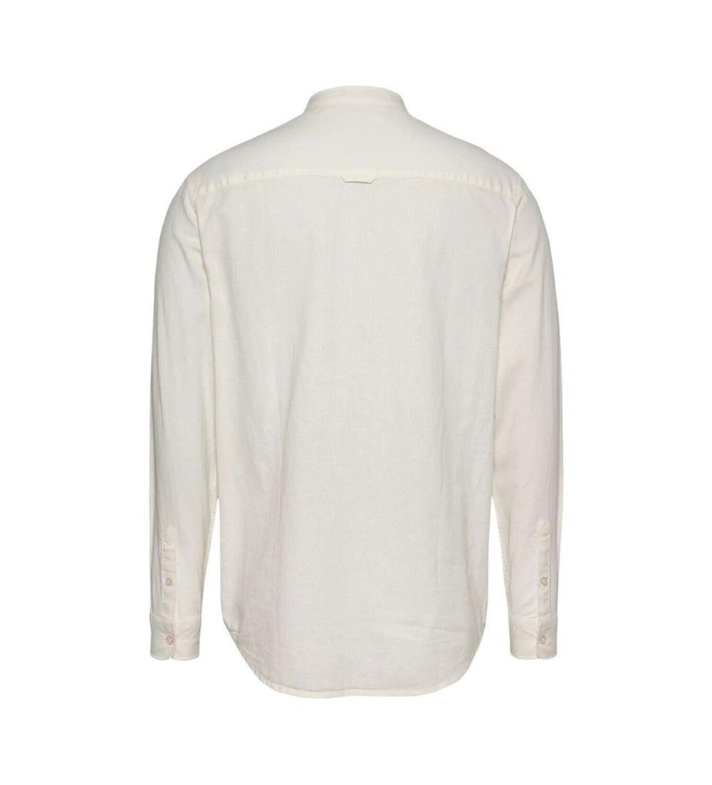 TOMMY JEANS Camicia Tjm Linen Max Band Coreana Uomo - JEK PIT