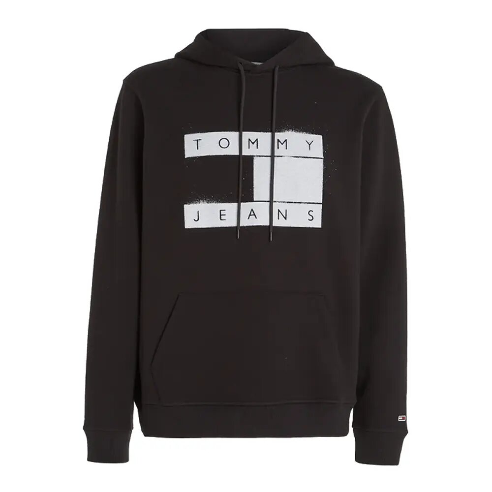 TOMMY JEANS Felpa Con Cappuccio Bandiera Gr Uomo - JEK PIT