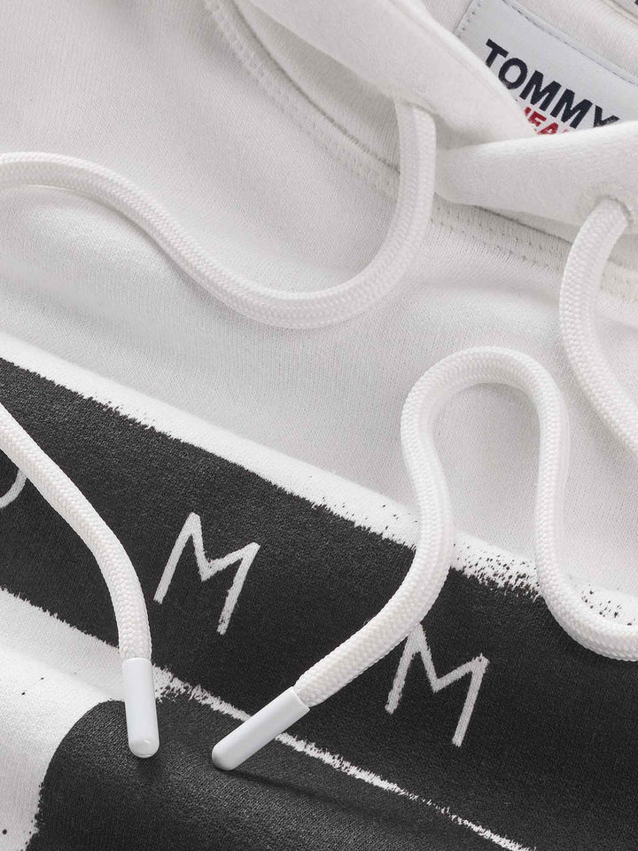 TOMMY JEANS Felpa Con Cappuccio Bandiera Gr Uomo - JEK PIT