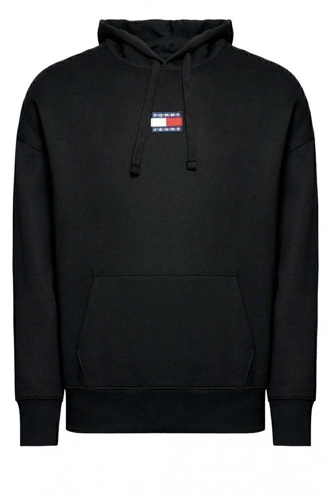 TOMMY JEANS Felpa Con Cappuccio Patch Centrale Uomo - JEK PIT