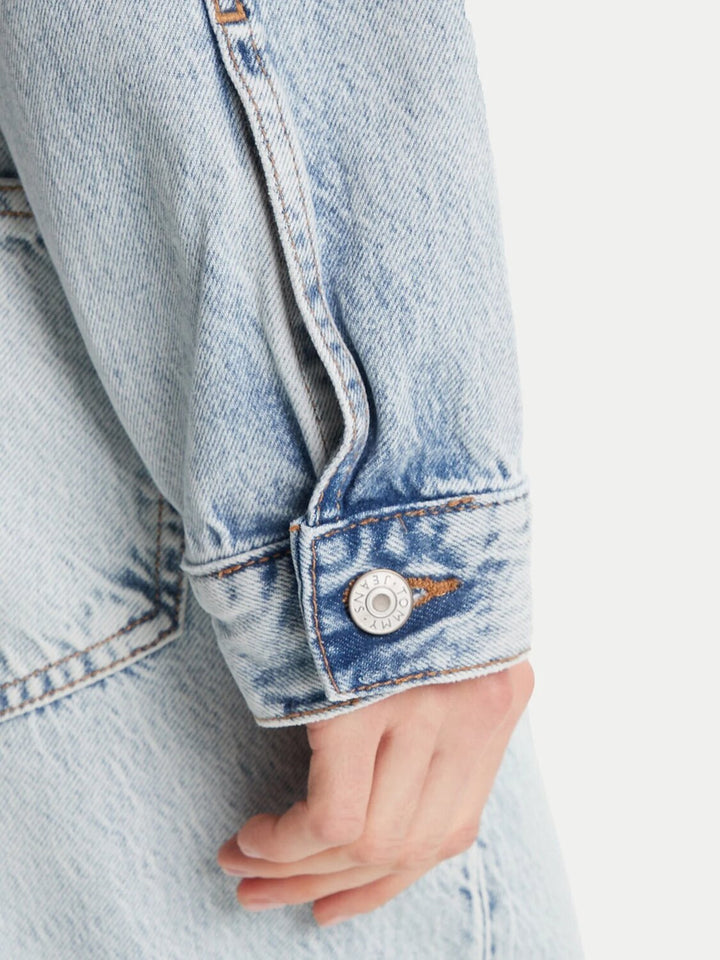 TOMMY JEANS Giubbino In Jeans Croppo Trckr Jkt Donna - JEK PIT