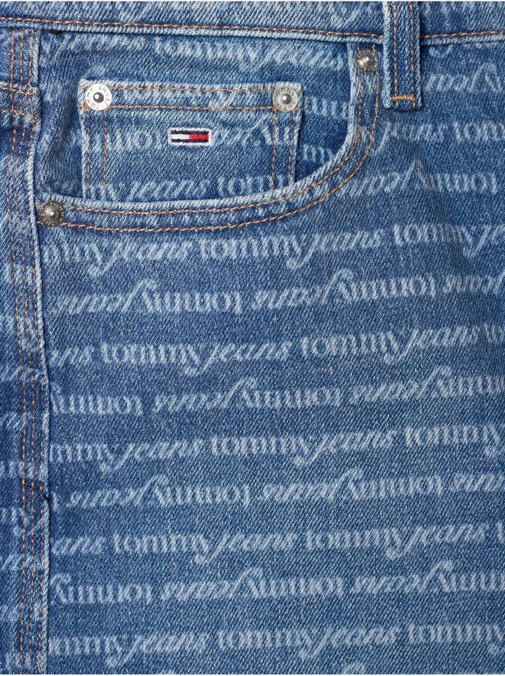 TOMMY JEANS Jeans Claire Palazzo Logo Allover Donna - JEK PIT