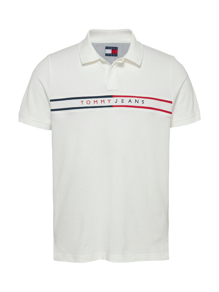 TOMMY JEANS Polo Tjm Slim Chest Logo Centrale Uomo - JEK PIT