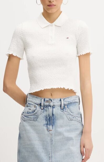 TOMMY JEANS Polo Tjw Slim Smock Lavorata Logo Pc Donna - JEK PIT