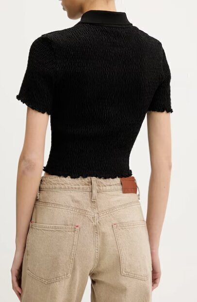 TOMMY JEANS Polo Tjw Slim Smock Lavorata Logo Pc Donna - JEK PIT