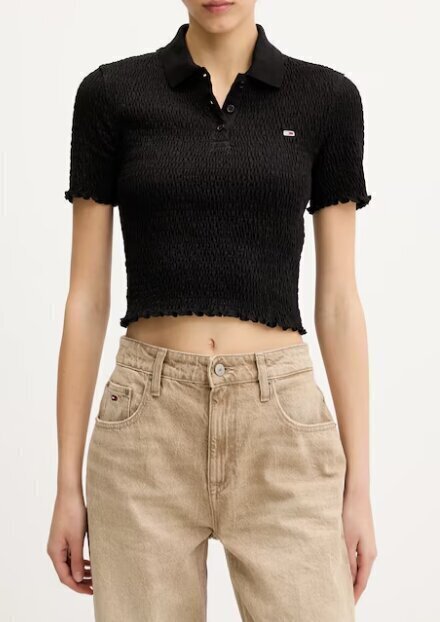 TOMMY JEANS Polo Tjw Slim Smock Lavorata Logo Pc Donna - JEK PIT