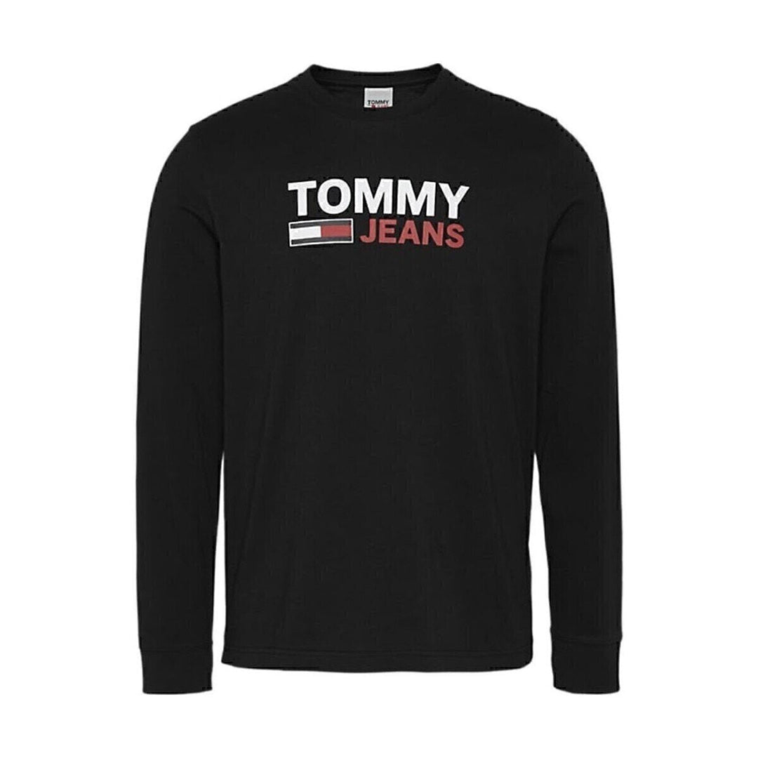 TOMMY JEANS t - Shirt Logo Centrale Ml Uomo - JEK PIT