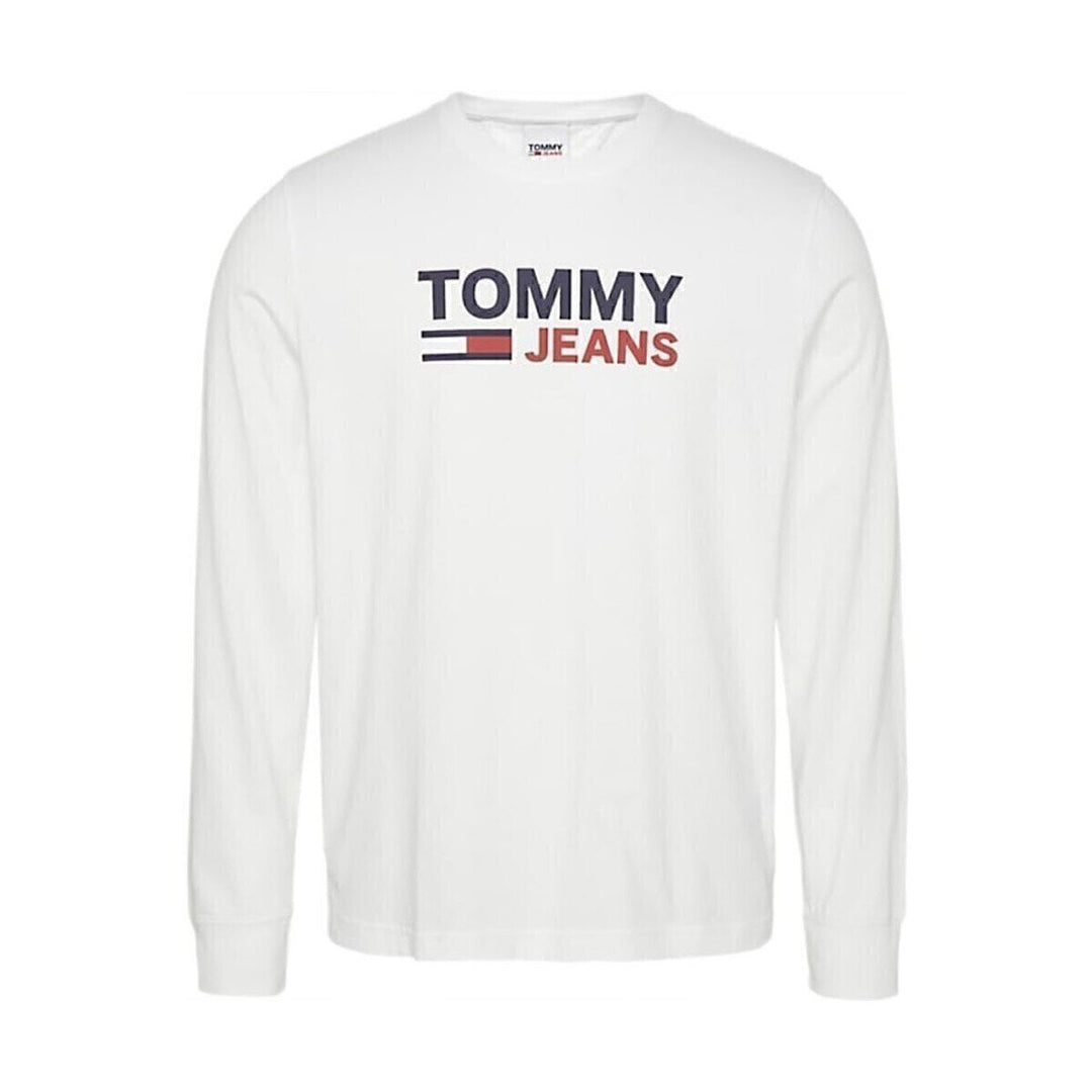 TOMMY JEANS t - Shirt Logo Centrale Ml Uomo - JEK PIT