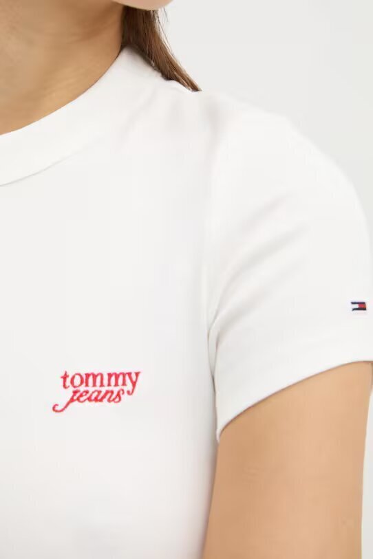 TOMMY JEANS t - Shirt Tjw Slim Logo Ricamato Pc Donna - JEK PIT